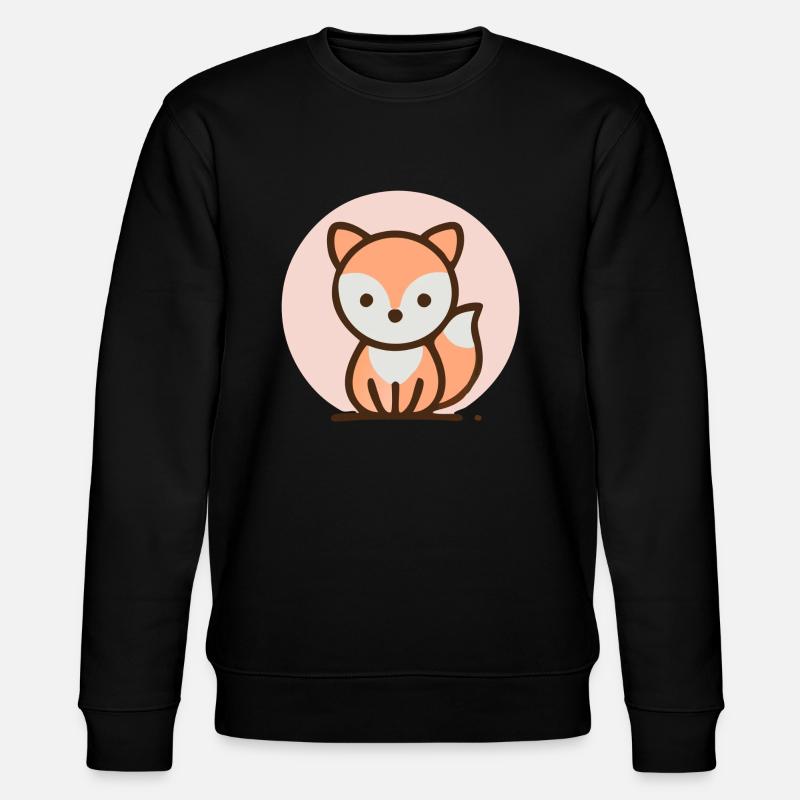 Fuchs - Stanley/Stella Unisex Bio-Sweatshirt CHANGER  - Schwarz