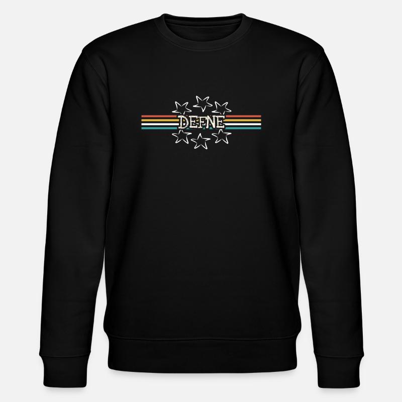 Frauenname Defne - Stanley/Stella Unisex Bio-Sweatshirt CHANGER  - Schwarz