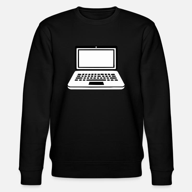 laptop - Stanley/Stella CHANGER Unisex Organic Sweatshirt - black