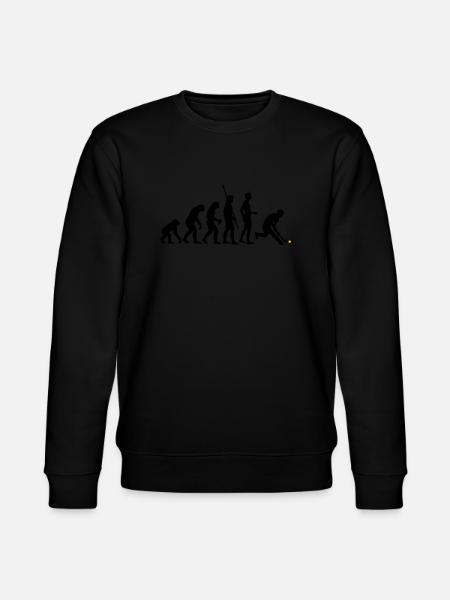 evolution_herren_hockey_2c - Stanley/Stella CHANGER Unisex Organic Sweatshirt - black