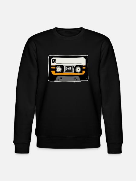 Cassette FOR SELF-WRITING - Stanley/Stella CHANGER Unisex Organic Sweatshirt - black