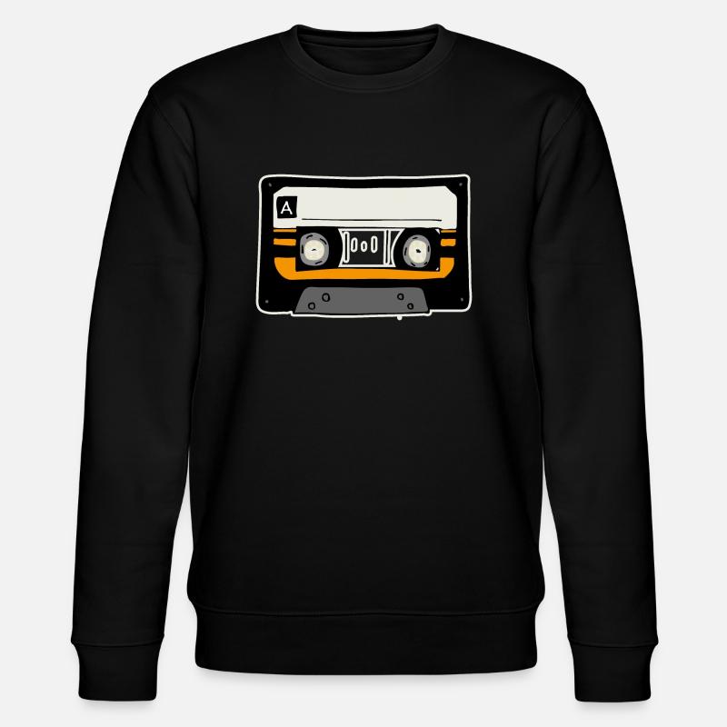 Cassette FOR SELF-WRITING - Stanley/Stella CHANGER Unisex Organic Sweatshirt - black