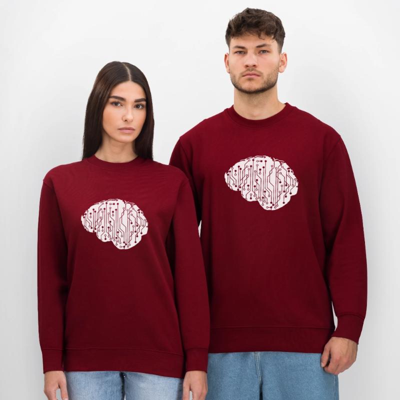 Electrical Brain CPU Data Circuit Computer Stanley/Stella CHANGER Unisex Organic Sweatshirt