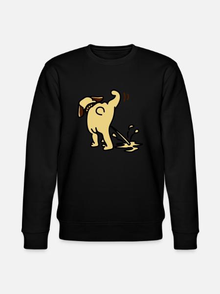 pinkelhund - Stanley/Stella CHANGER Unisex Organic Sweatshirt - black