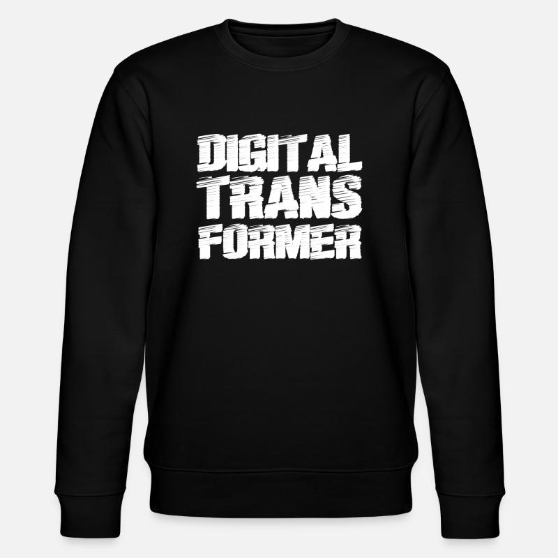 Digital Transformer - Stanley/Stella Unisex Bio-Sweatshirt CHANGER  - Schwarz