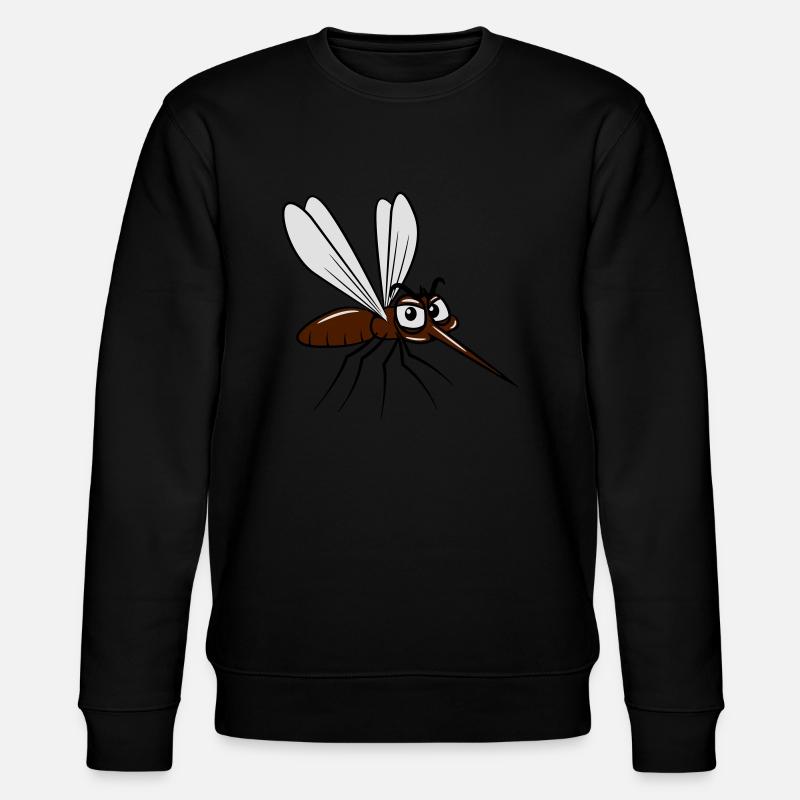 Mücke witzig stechen - Stanley/Stella Unisex Bio-Sweatshirt CHANGER  - Schwarz