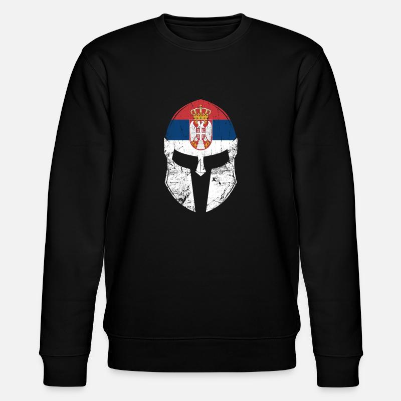 Serbie drapeau serbe - Sweat bio CHANGER Stanley/Stella Unisexe - noir