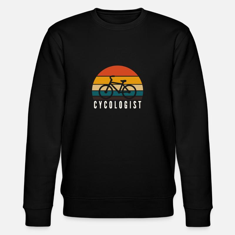 CYCOLOGIST - Stanley/Stella Unisex Bio-Sweatshirt CHANGER  - Schwarz