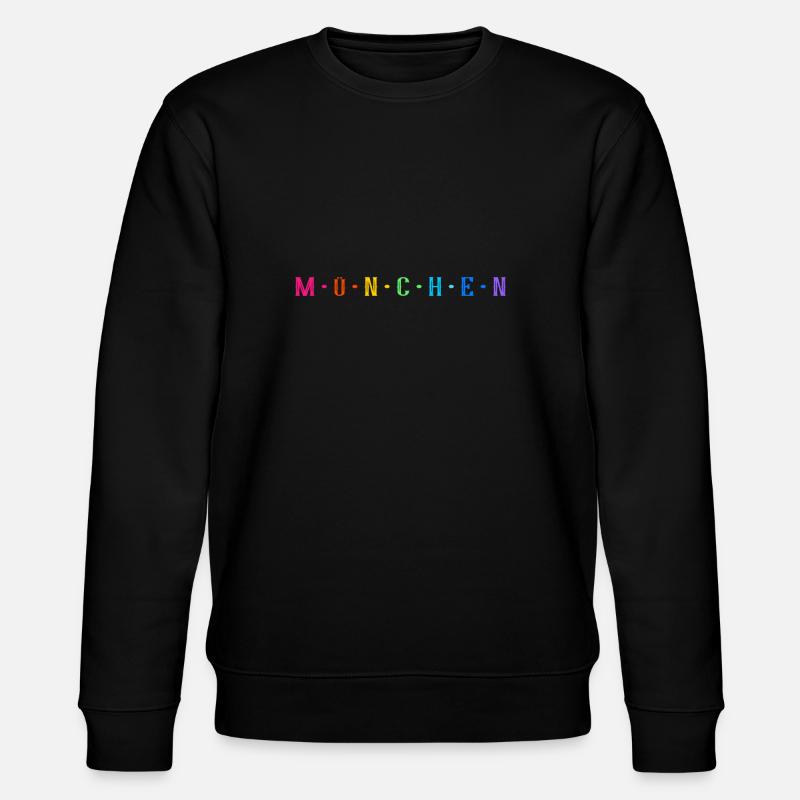 München Bayern - Stanley/Stella Unisex Bio-Sweatshirt CHANGER  - Schwarz