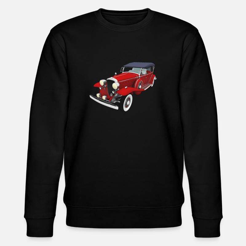 Oldtimer, Auto, Automobil - Stanley/Stella Unisex Bio-Sweatshirt CHANGER  - Schwarz