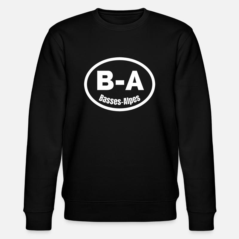 basses-alpes - Sweat bio CHANGER Stanley/Stella Unisexe - noir