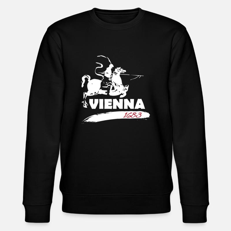 Schlacht bei Wien 1683 - Stanley/Stella Unisex Bio-Sweatshirt CHANGER - Schwarz