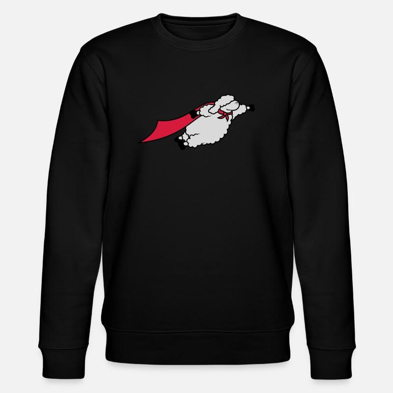 Drôle de mouton super-héros - Sweat bio CHANGER Stanley/Stella Unisexe - noir