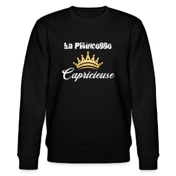 La princesse capricieuse - Sweat bio CHANGER Stanley/Stella Unisexe - noir - Devant - Nik (191cm) & Marisol (170cm)