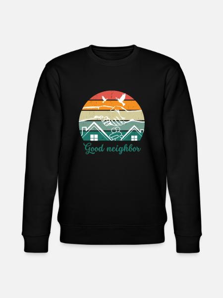 Good neighbor WW - Stanley/Stella CHANGER Unisex Organic Sweatshirt - black