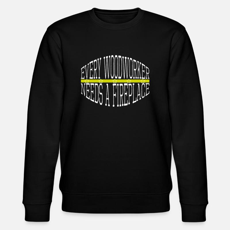 idée cadeau bûcheron anniversaire - Sweat bio CHANGER Stanley/Stella Unisexe - noir