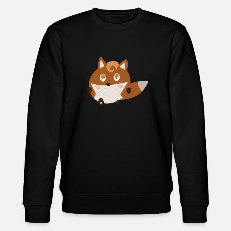 Fox entschied sich - Stanley/Stella Unisex Bio-Sweatshirt CHANGER  - Schwarz