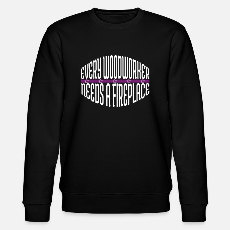charpentier de construction bûcheron - Sweat bio CHANGER Stanley/Stella Unisexe - noir