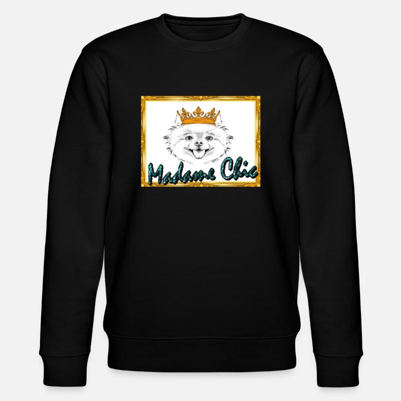 Madame Chic, T-shirt, pull, accessoires - Sweat bio CHANGER Stanley/Stella Unisexe - noir