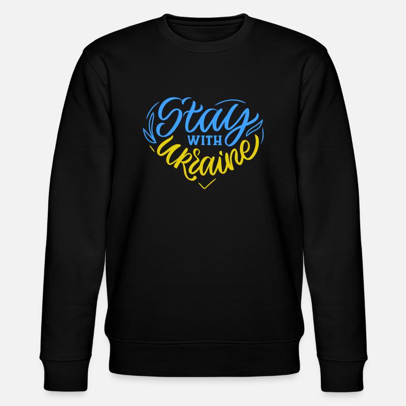 Valeewear - Solidarité avec l’Ukraine - Sweat bio CHANGER Stanley/Stella Unisexe - noir