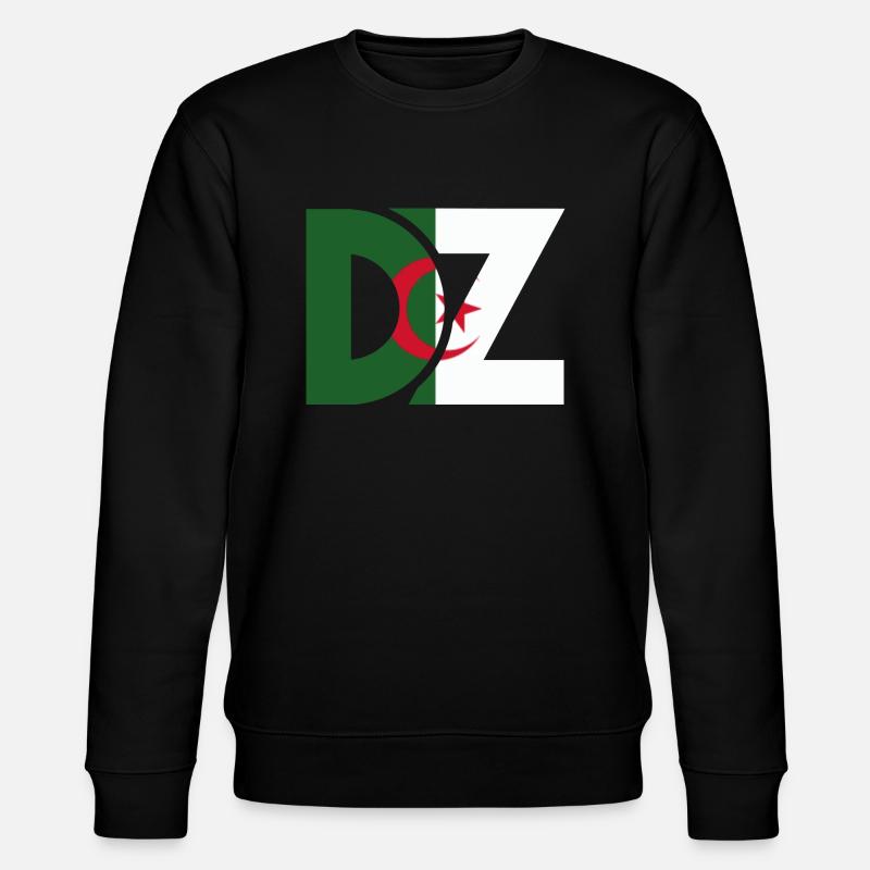 Algerische DZs - Algerien Geschenkidee - Stanley/Stella Unisex Bio-Sweatshirt CHANGER  - Schwarz
