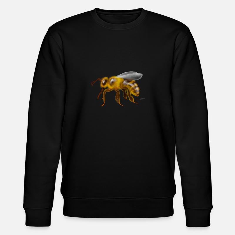 Biene - Stanley/Stella Unisex Bio-Sweatshirt CHANGER  - Schwarz