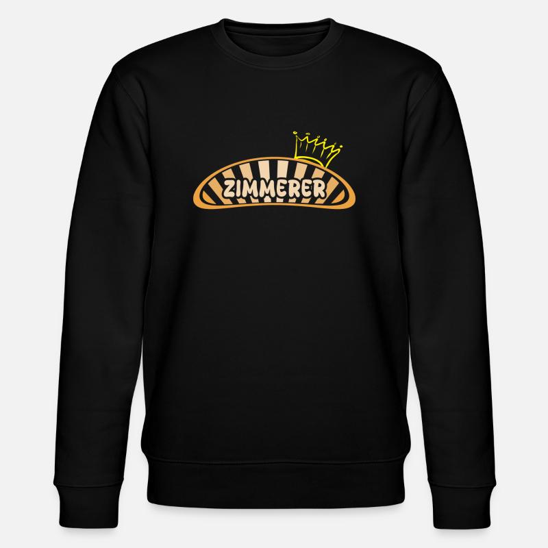 Gift for carpenter - Stanley/Stella CHANGER Unisex Organic Sweatshirt - black
