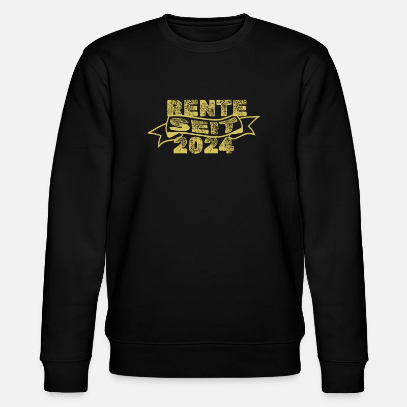 Rentner 2024 - Stanley/Stella Unisex Bio-Sweatshirt CHANGER  - Schwarz