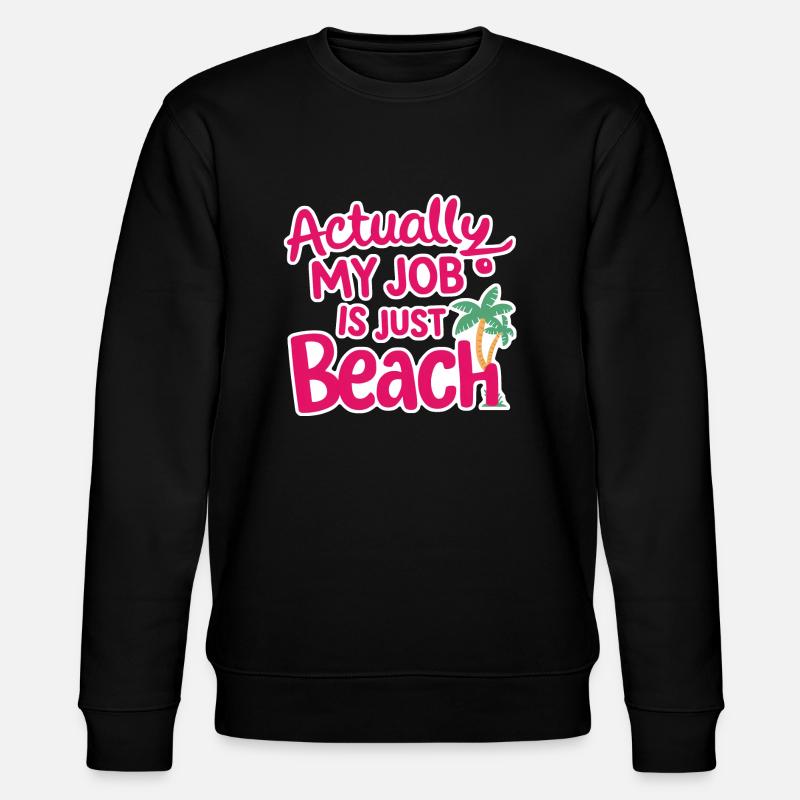 plage vacances soleil mer - Sweat bio CHANGER Stanley/Stella Unisexe - noir