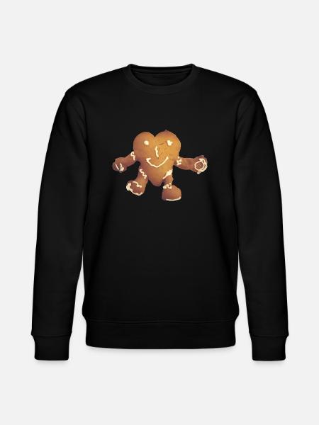 Lebkuchenherz - Stanley/Stella Unisex Bio-Sweatshirt CHANGER  - Schwarz