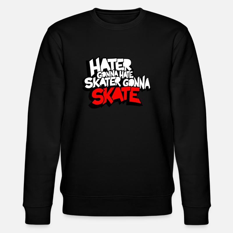 Skate - Stanley/Stella Unisex Bio-Sweatshirt CHANGER  - Schwarz