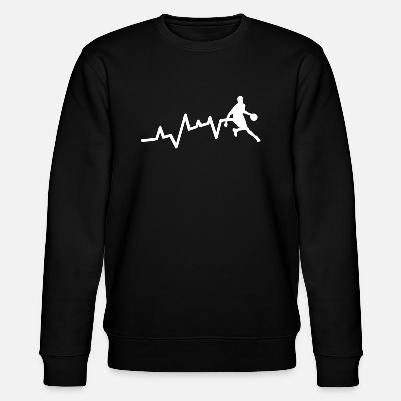Joueurs de basket-ball Evolution Basketball - Sweat bio CHANGER Stanley/Stella Unisexe - noir