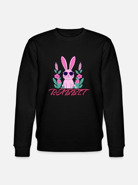 Rabbit - Stanley/Stella CHANGER Unisex Organic Sweatshirt - black