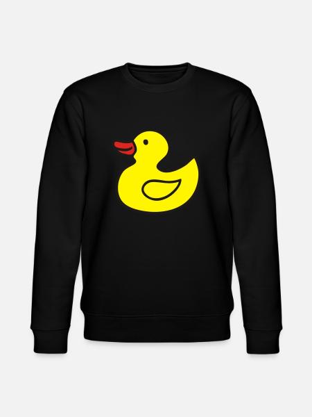 Duck, Duck, Rubber Ducky - Stanley/Stella CHANGER Unisex Organic Sweatshirt - black