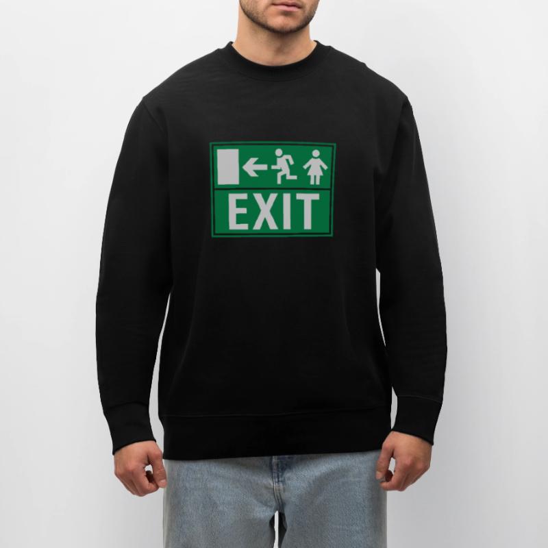 EXIT (FIRE EXIT) Sweat bio CHANGER Stanley/Stella Unisexe