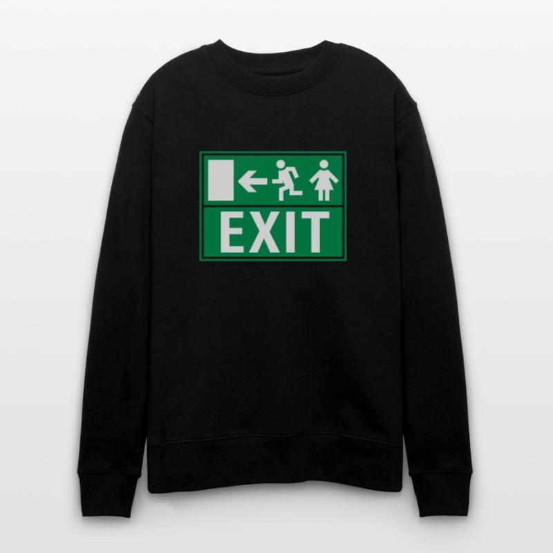 EXIT (FIRE EXIT) Sweat bio CHANGER Stanley/Stella Unisexe