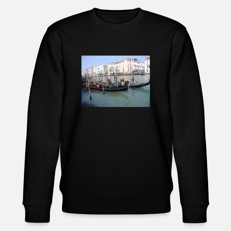 Venedig - Stanley/Stella Unisex Bio-Sweatshirt CHANGER  - Schwarz