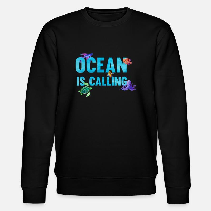 Ocean is calling - Sweat bio CHANGER Stanley/Stella Unisexe - noir