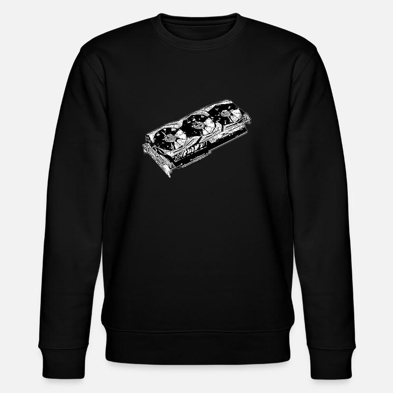 Gamer GPU - Sweat bio CHANGER Stanley/Stella Unisexe - noir