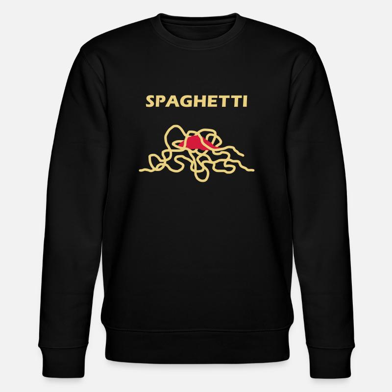 Spaghetti - V2 - Stanley/Stella Unisex Bio-Sweatshirt CHANGER  - Schwarz