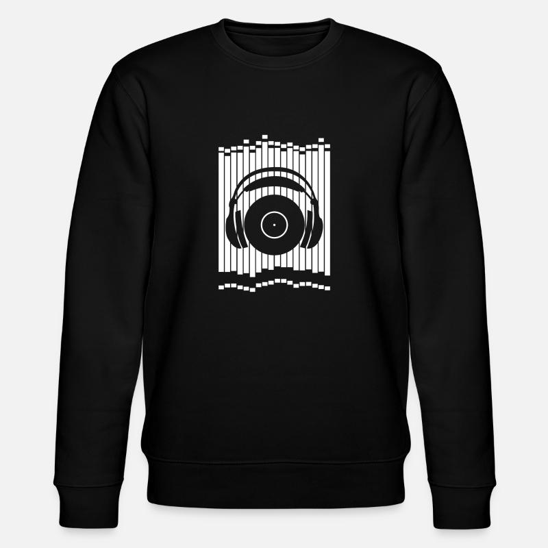 Equalizer DJ Geschenkidee - Stanley/Stella Unisex Bio-Sweatshirt CHANGER - Schwarz