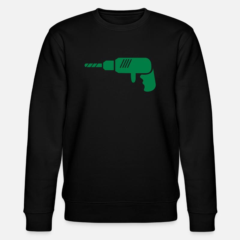bohrmaschine_001 - Stanley/Stella Unisex Bio-Sweatshirt CHANGER  - Schwarz