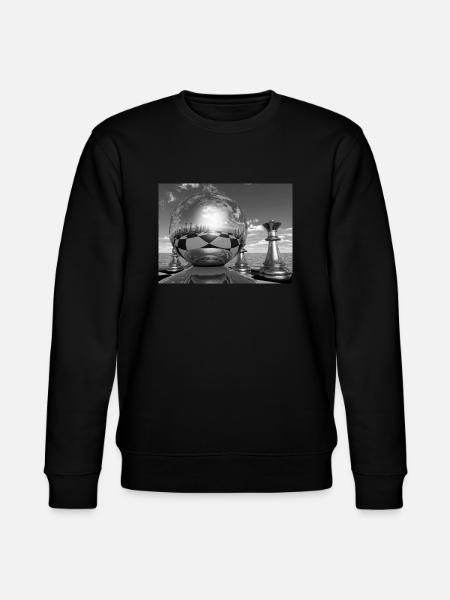Chess, Playing chess, Chess pieces - Stanley/Stella CHANGER Unisex Organic Sweatshirt - black