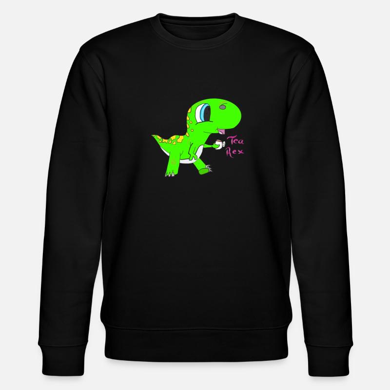 Tea Rex - Stanley/Stella CHANGER Unisex Organic Sweatshirt - black