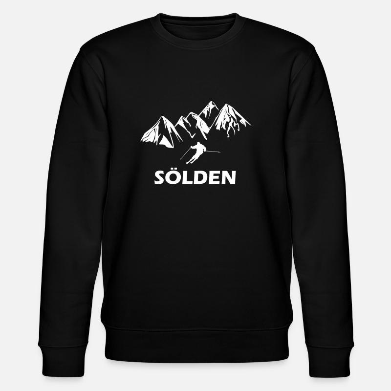 ski sölden - Sweat bio CHANGER Stanley/Stella Unisexe - noir