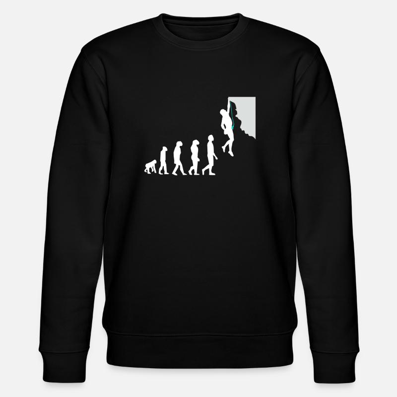 Escalation evolution - Stanley/Stella CHANGER Unisex Organic Sweatshirt - black