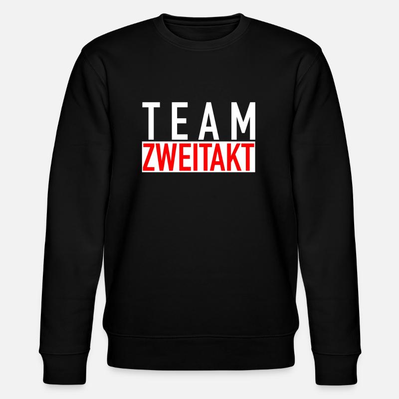Team Zweitakt - Stanley/Stella Unisex Bio-Sweatshirt CHANGER  - Schwarz