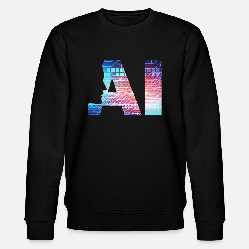 intelligence artificielle - Sweat bio CHANGER Stanley/Stella Unisexe - noir