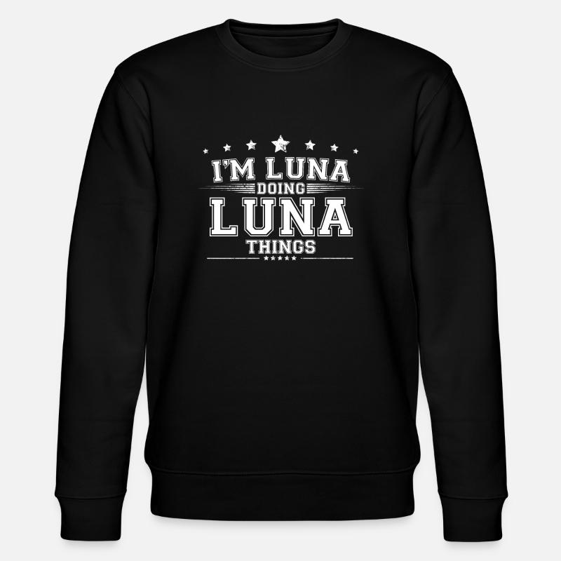 Luna - Stanley/Stella Unisex Bio-Sweatshirt CHANGER  - Schwarz