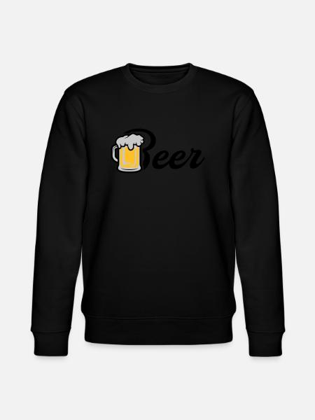 Beer Maßkrug - Stanley/Stella CHANGER Unisex Organic Sweatshirt - black